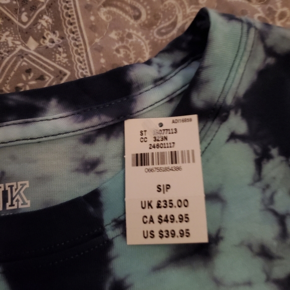 VS/PINK Long Sleeve Campus Tee - Picture 2 of 4